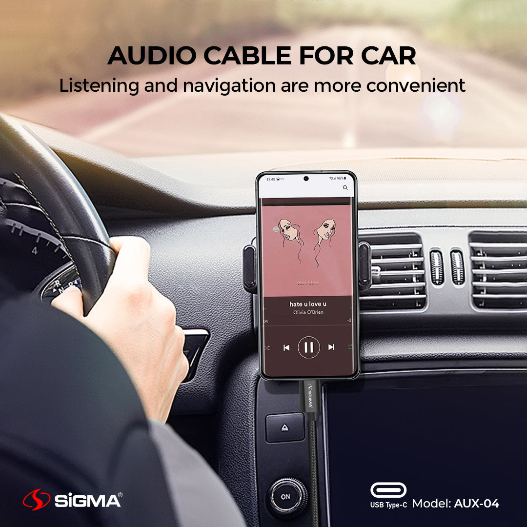 Sigma USB Type C to 3.5mm Audio Cable AUX-04 - Image 5