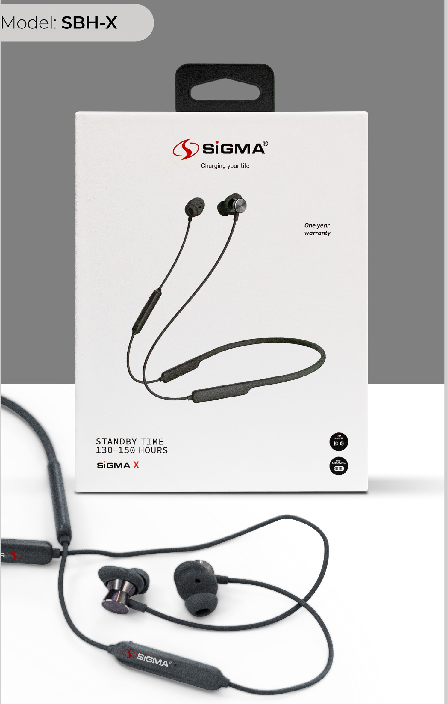 Sigma Necklace Bluetooth Headset SBH-X